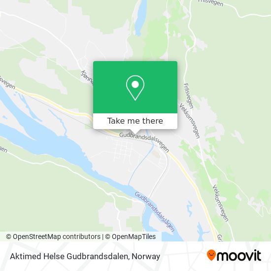 Aktimed Helse Gudbrandsdalen map