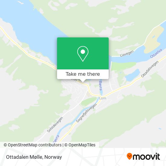 Ottadalen Mølle map