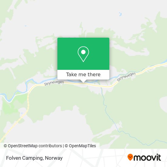 Folven Camping map