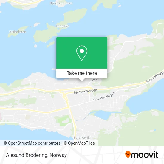 Alesund Brodering map