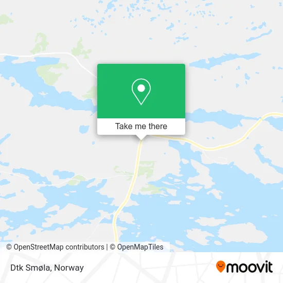 Dtk Smøla map