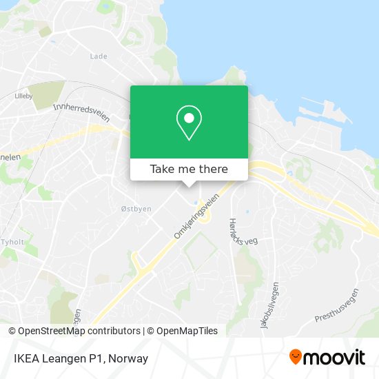 IKEA Leangen P1 map