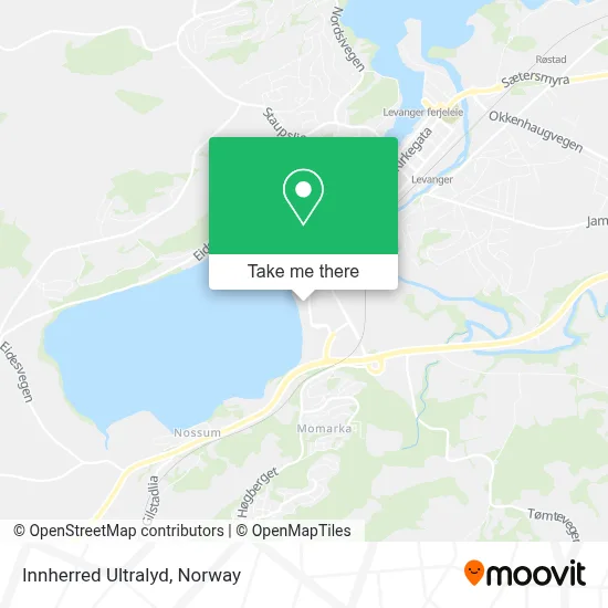 Innherred Ultralyd map