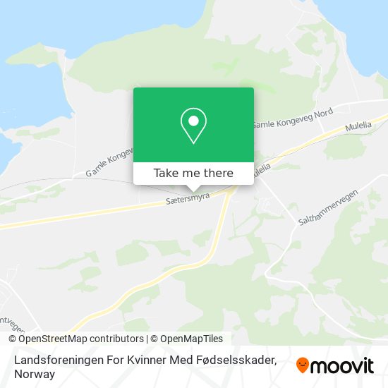 Landsforeningen For Kvinner Med Fødselsskader map