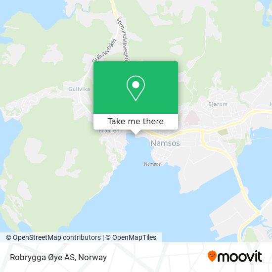 Robrygga Øye AS map