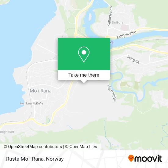 Rusta Mo i Rana map