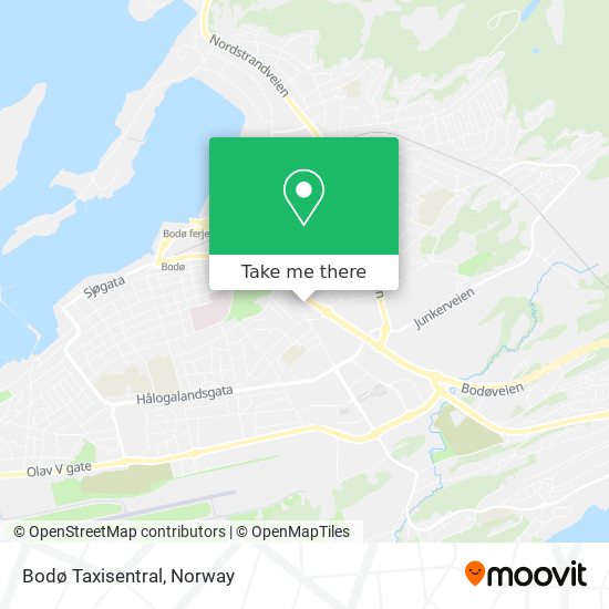 Bodø Taxisentral map