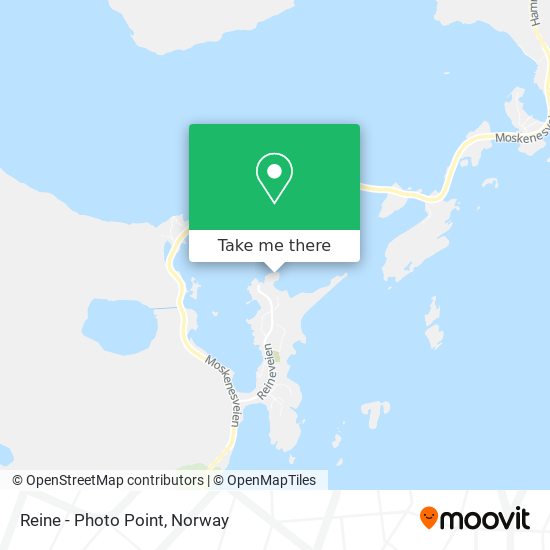 Reine - Photo Point map