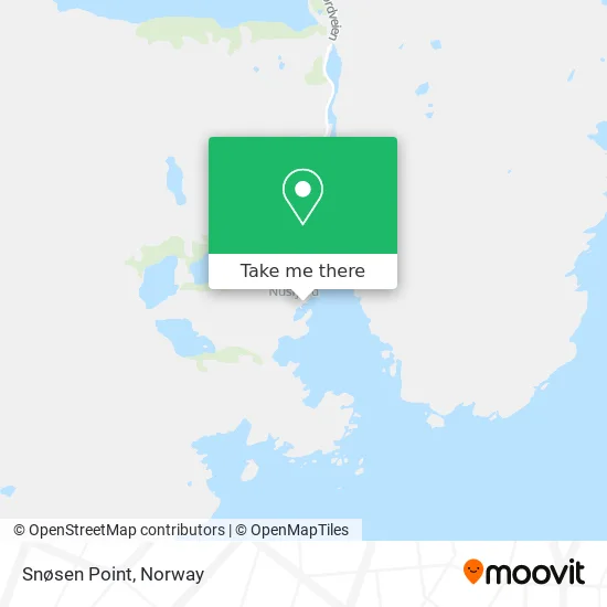 Snøsen Point map