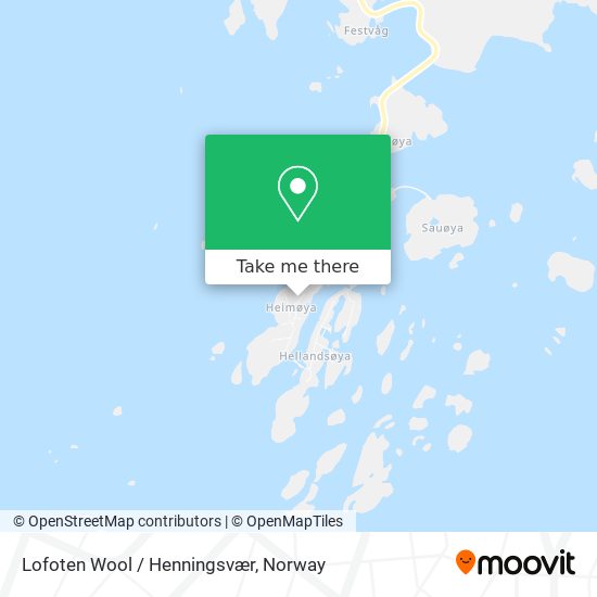 Lofoten Wool / Henningsvær map