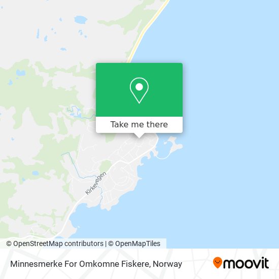 Minnesmerke For Omkomne Fiskere map