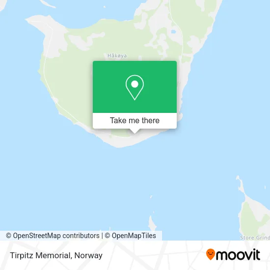 Tirpitz Memorial map