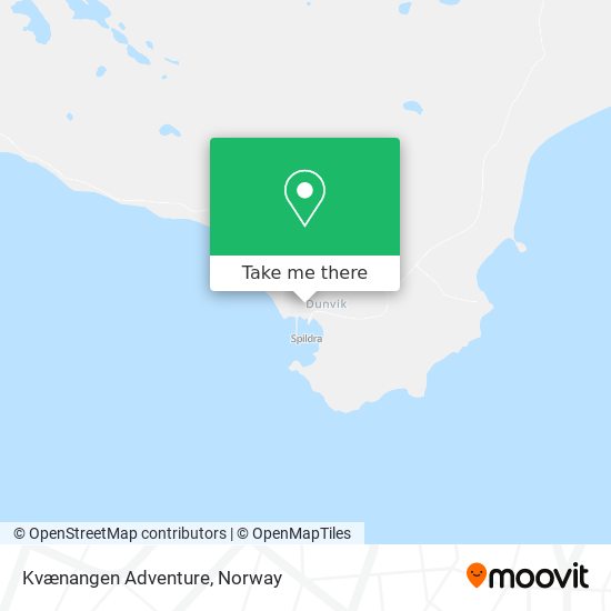 Kvænangen Adventure map