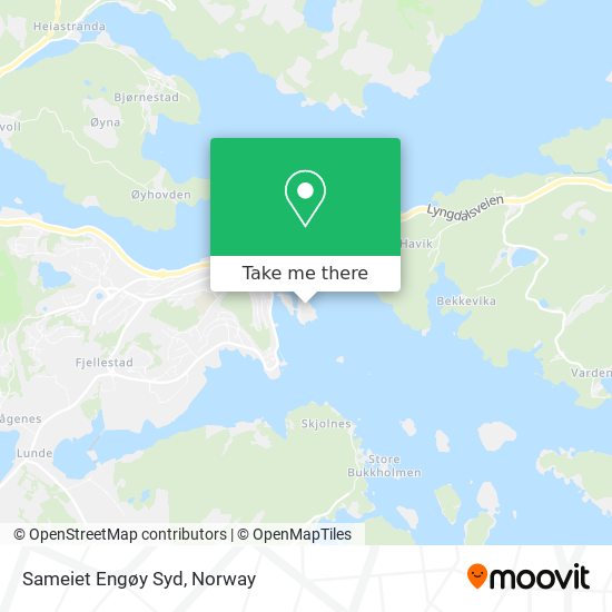 Sameiet Engøy Syd map