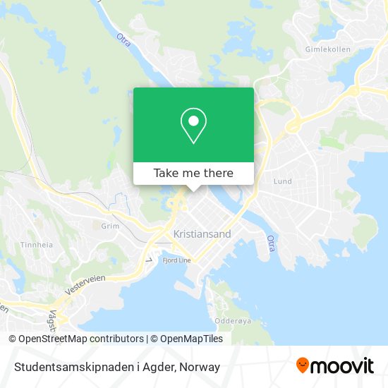 Studentsamskipnaden i Agder map