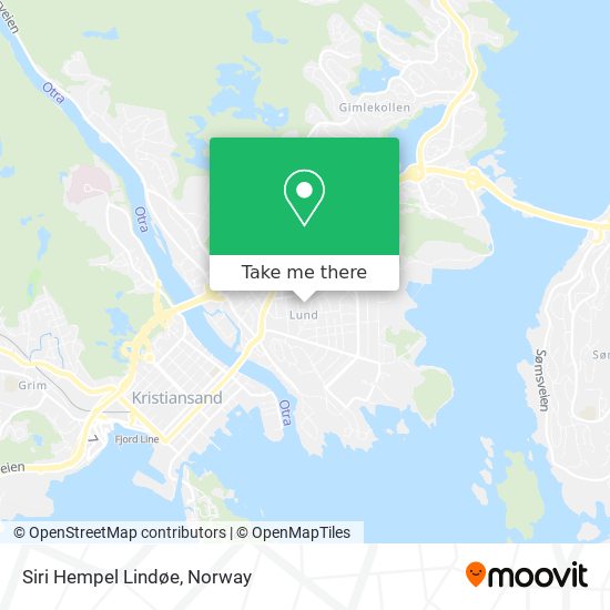 Siri Hempel Lindøe map
