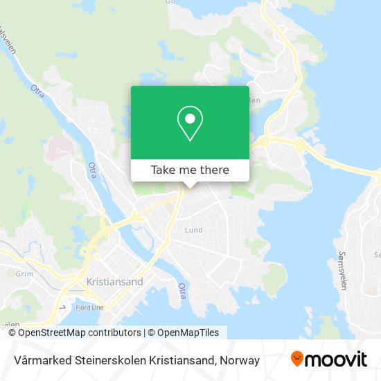 Vårmarked Steinerskolen Kristiansand map