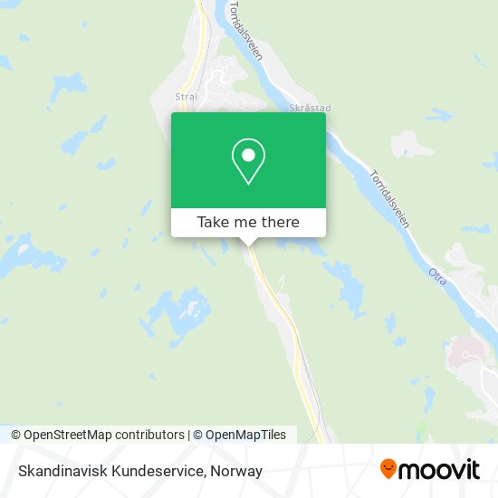 Skandinavisk Kundeservice map