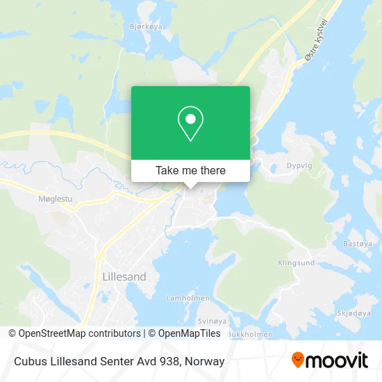 Cubus Lillesand Senter Avd 938 map