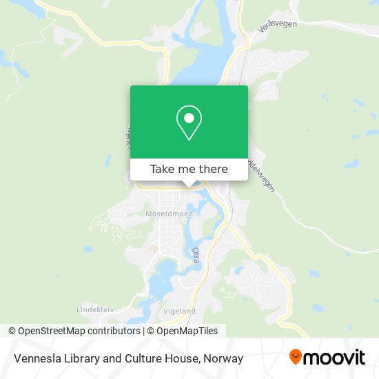 Vennesla Library and Culture House map