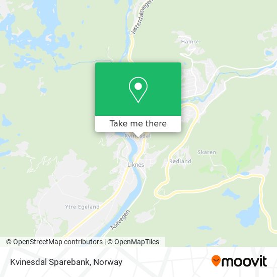 Kvinesdal Sparebank map