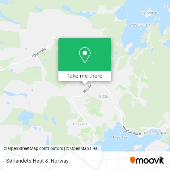 Sørlandets Hest & map