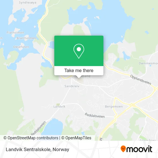 Landvik Sentralskole map