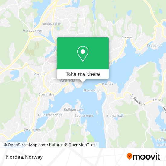 Nordea map