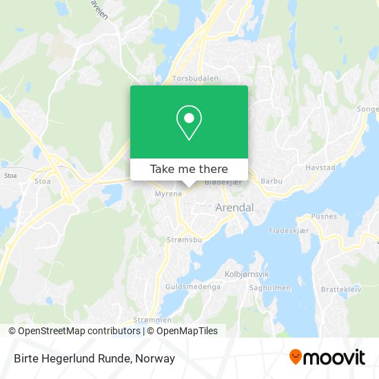 Birte Hegerlund Runde map