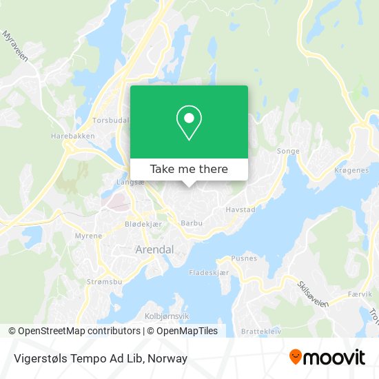 Vigerstøls Tempo Ad Lib map