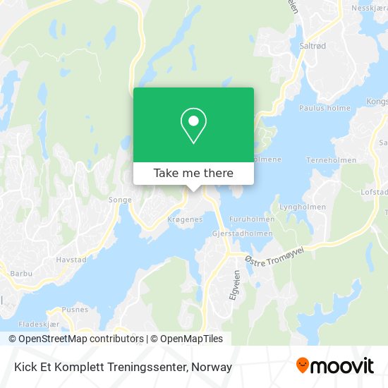 Kick Et Komplett Treningssenter map