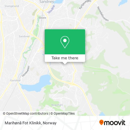 Marihønå Fot Klinikk map