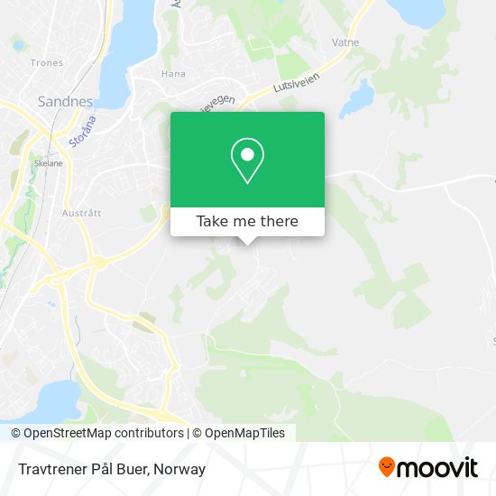 Travtrener Pål Buer map