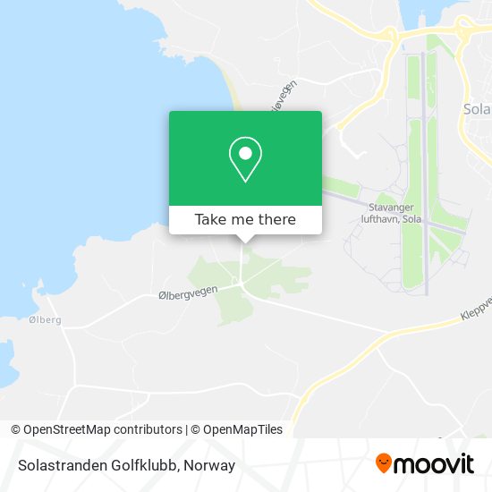 Solastranden Golfklubb map