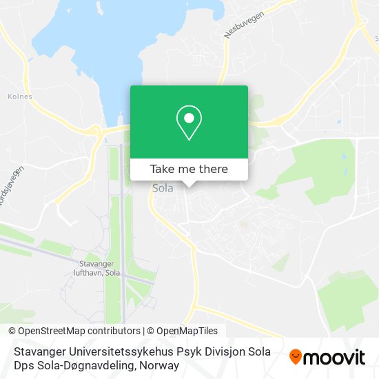 Stavanger Universitetssykehus Psyk Divisjon Sola Dps Sola-Døgnavdeling map