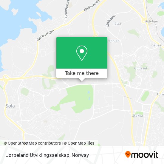 Jørpeland Utviklingsselskap map