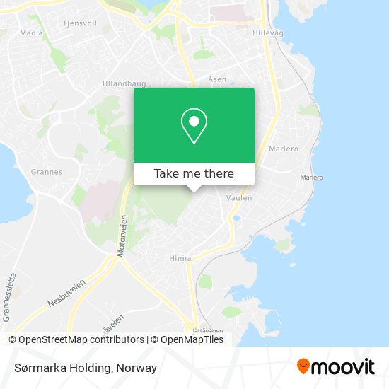 Sørmarka Holding map