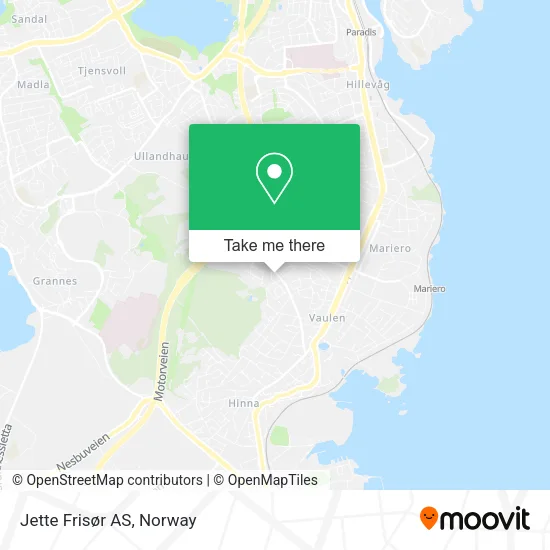 Jette Frisør AS map