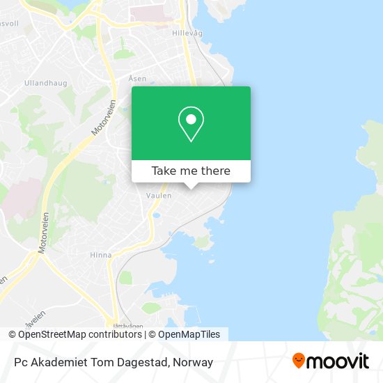 Pc Akademiet Tom Dagestad map