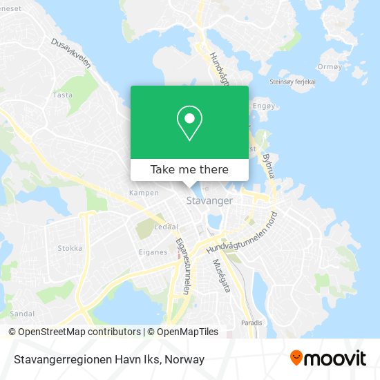 Stavangerregionen Havn Iks map