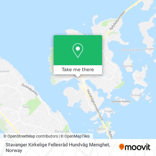 Stavanger Kirkelige Fellesråd Hundvåg Menighet map