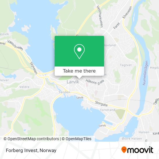 Forberg Invest map