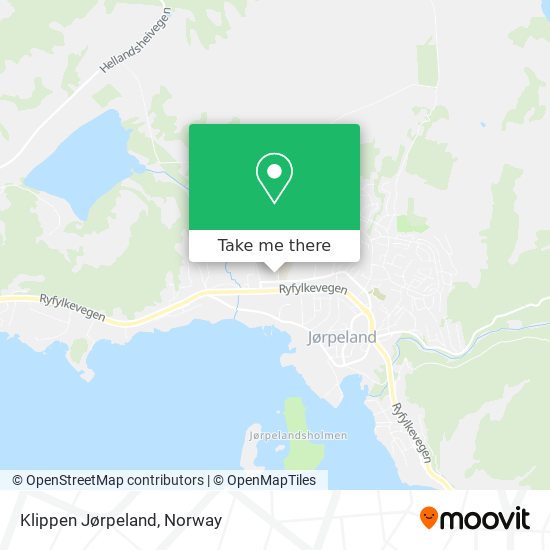 Klippen Jørpeland map