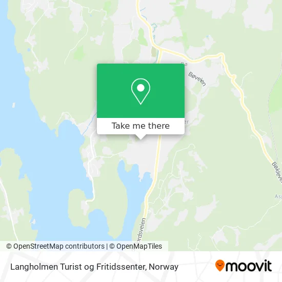 Langholmen Turist og Fritidssenter map