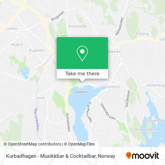 Kurbadhagen - Musikkbar & Cocktailbar map