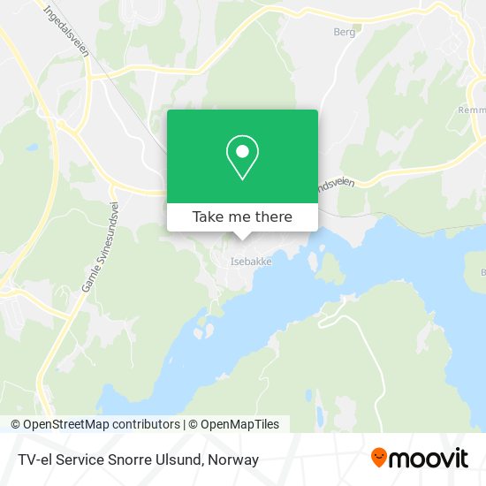 TV-el Service Snorre Ulsund map