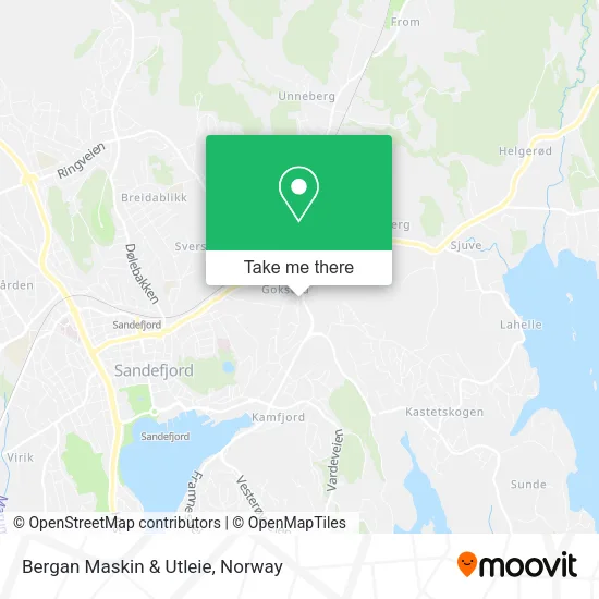 Bergan Maskin & Utleie map