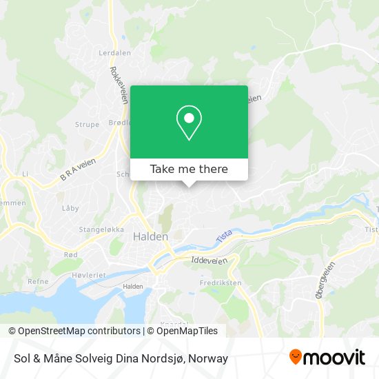 Sol & Måne Solveig Dina Nordsjø map