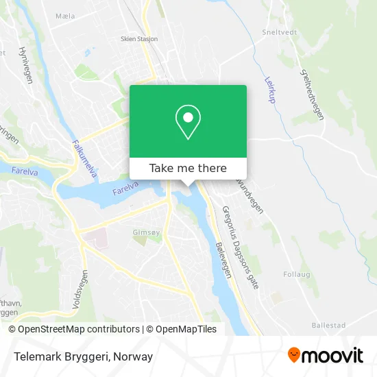 Telemark Bryggeri map