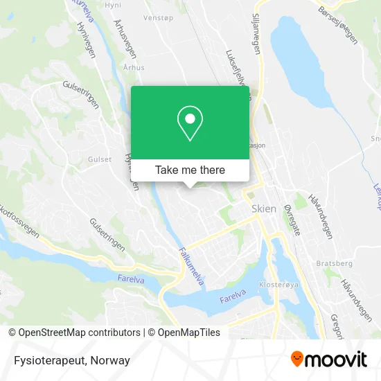 Fysioterapeut map